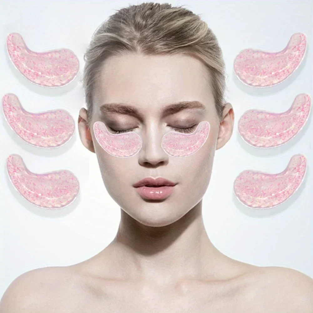 Face Mask Skincare - Herbruikbare koele oogpads en onderliggende pleisters,