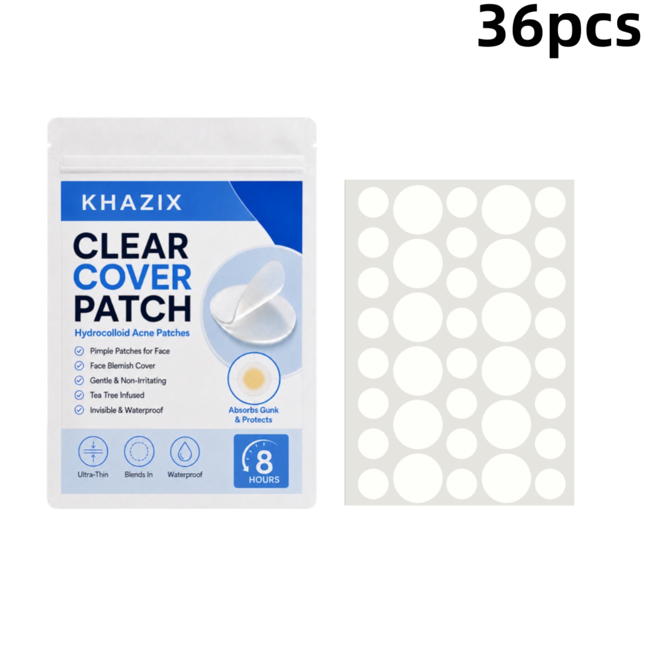 36 stuks transparante puistple - Face Moisturizer recensie en prijs