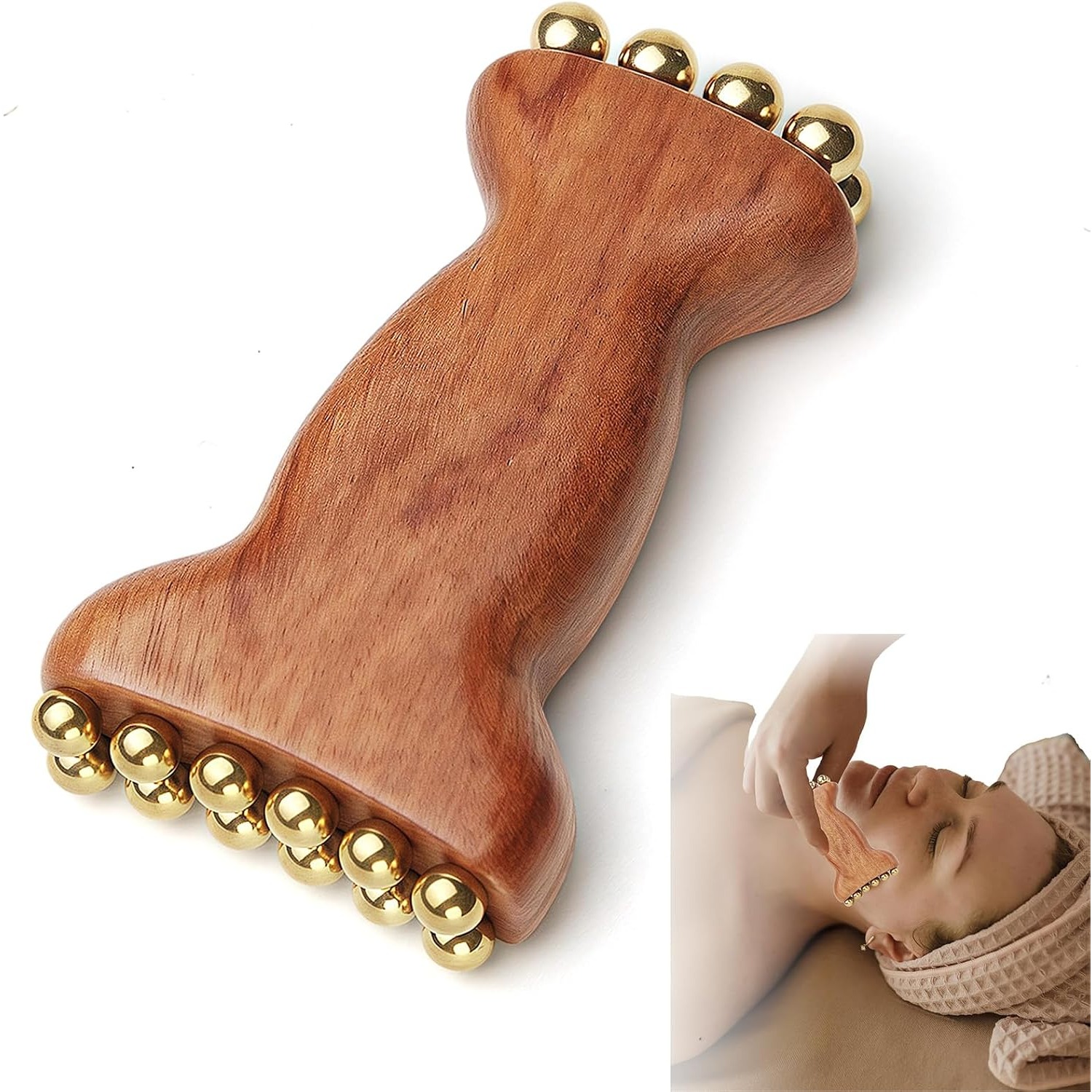 Brass gezichtscontourroller va - Skincare Glowing recensie en prijs