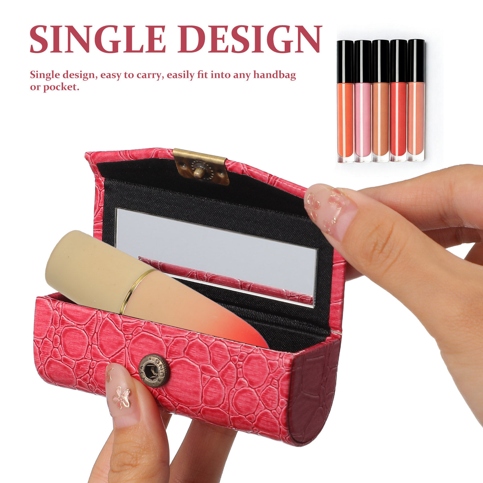 PU Lipstick Etui Kleine Lipsti - Lip Balm recensie en prijs