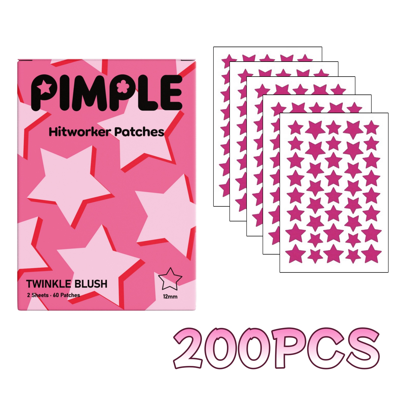 200PCS Rose Red Stervormige On - Face Oil recensie en prijs