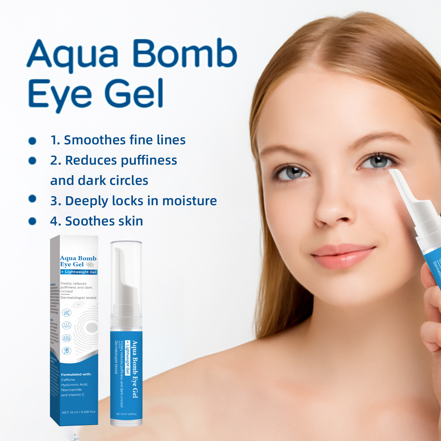 Aqua Cooling Ooggel Cafeïne &  - Vitamin C Serum recensie en prijs