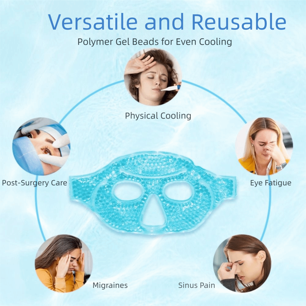 Nieuwe Gel Beads Compress Ice  - Face Mask Skincare recensie en prijs